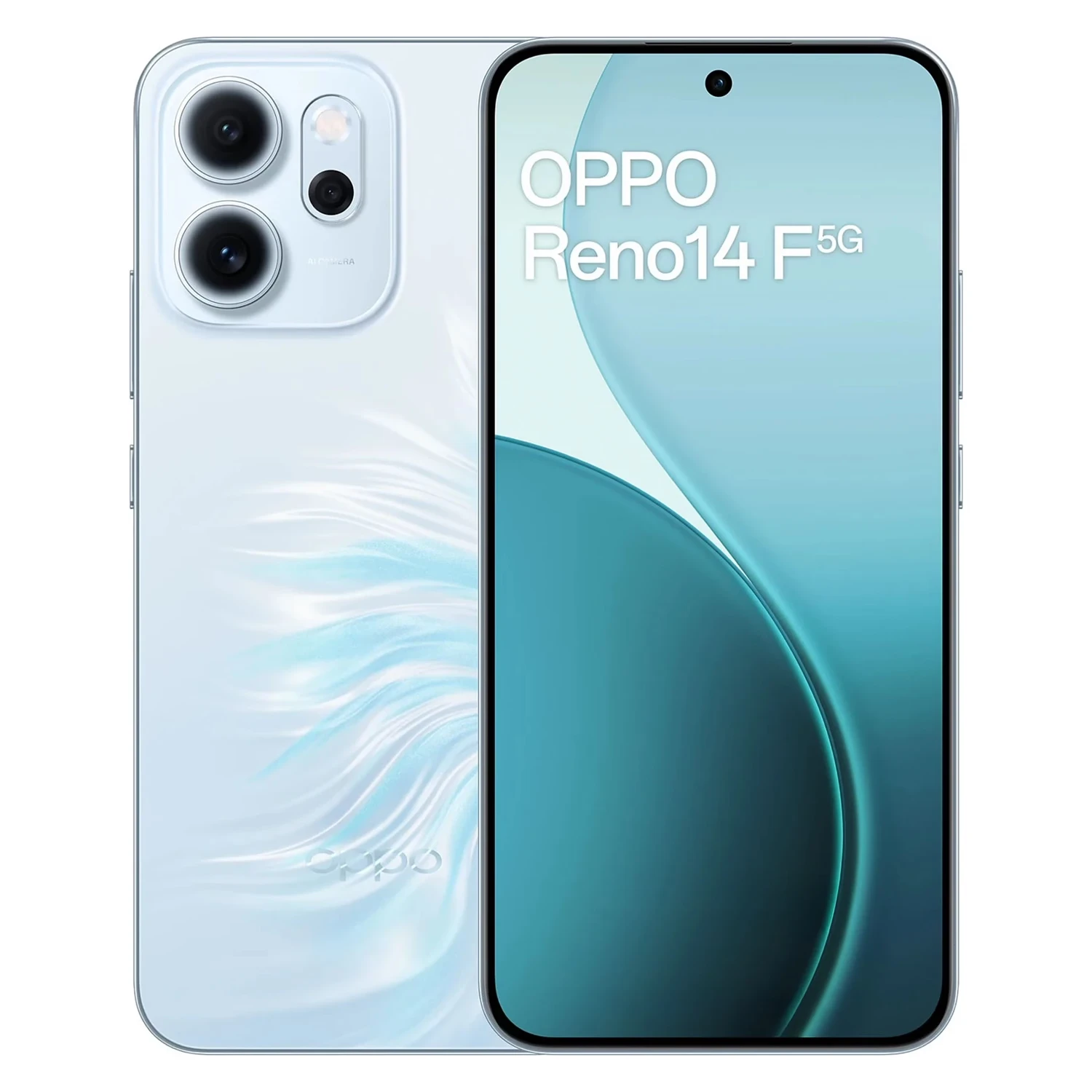 Smartphone Oppo Reno14 F 5G CPH2743 256GB 12GB RAM Dual SIM Tela 6.57" - Azul
