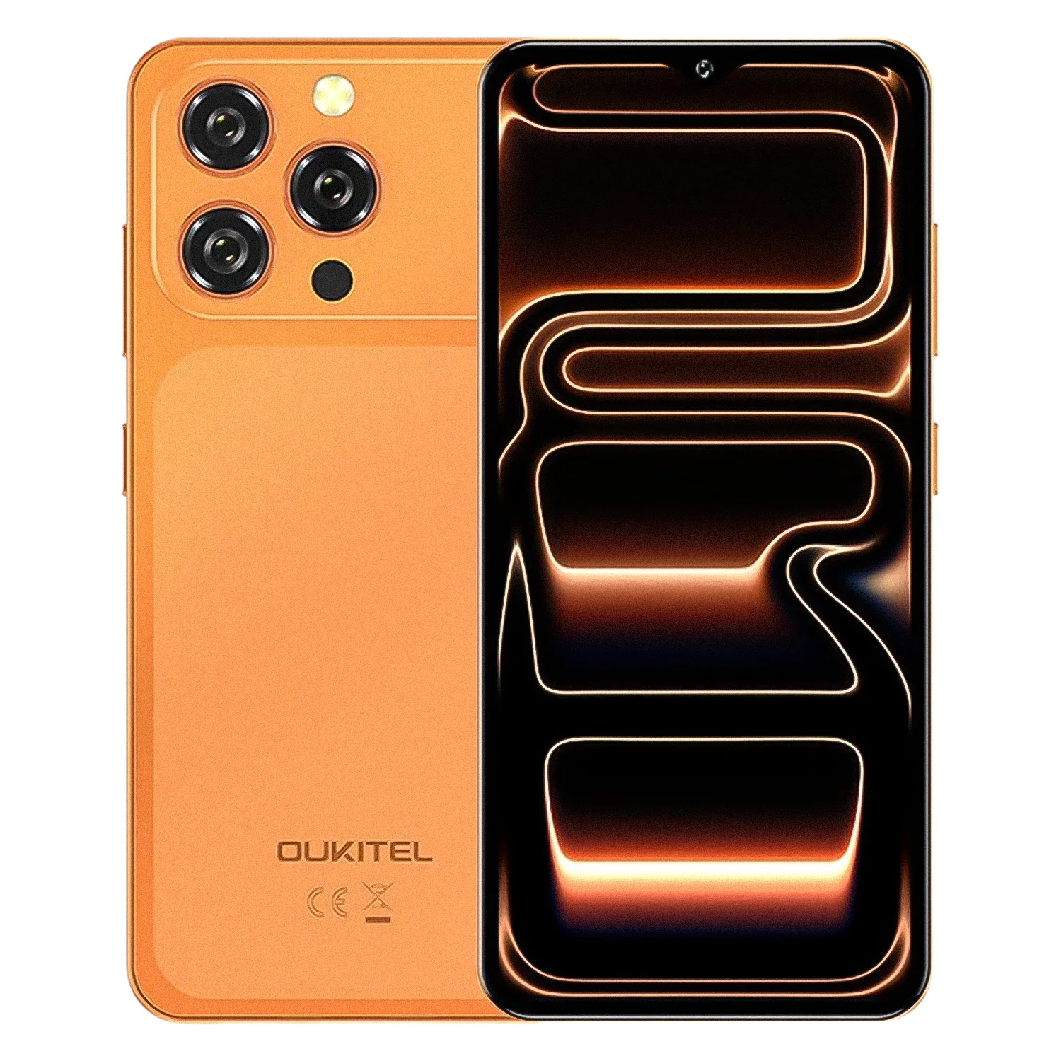 Smartphone Oukitel C17 128GB 4GB RAM Dual SIM Tela 6.52" - Laranja