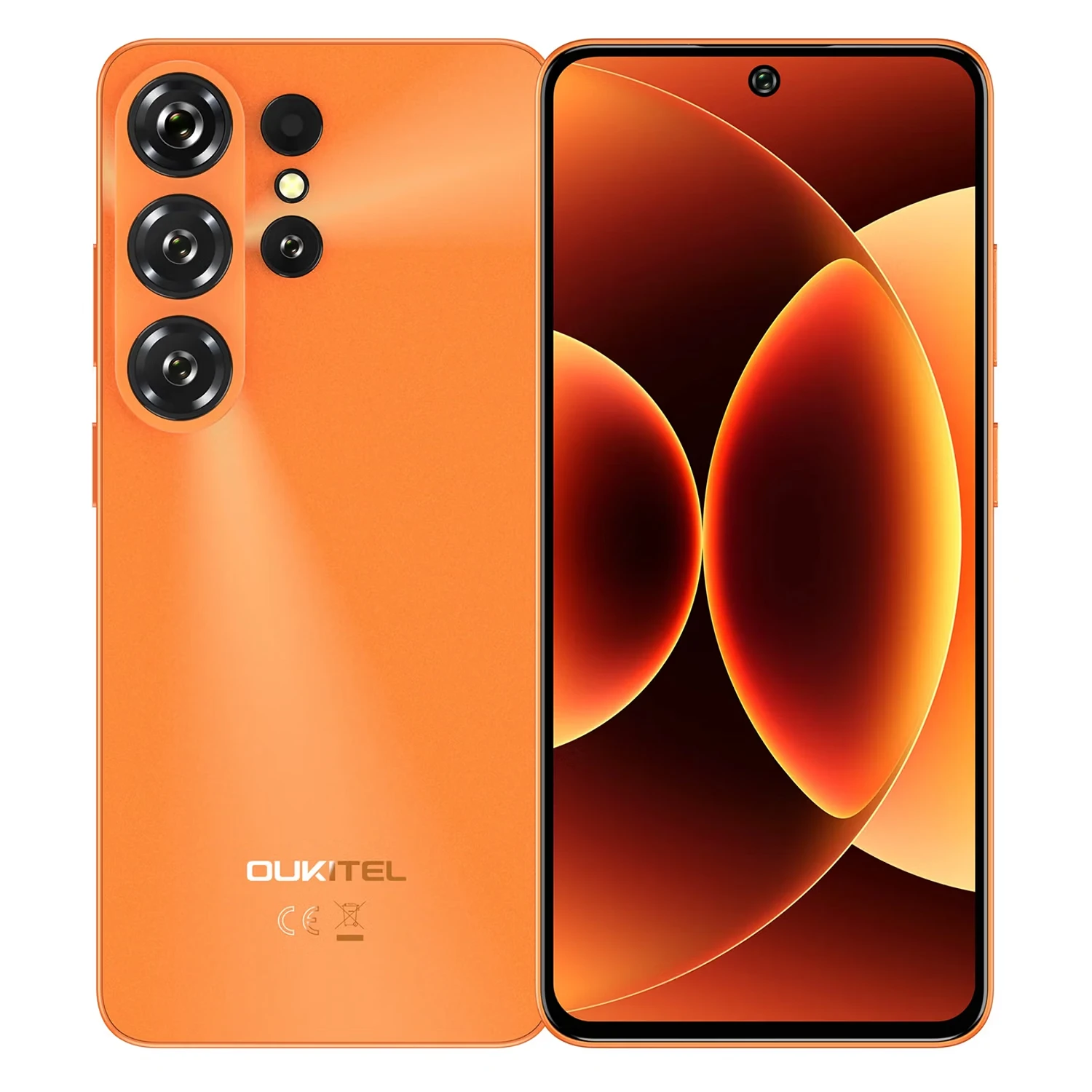 Smartphone Oukitel C26 128GB 6GB RAM Dual SIM Tela 6.63" - Laranja