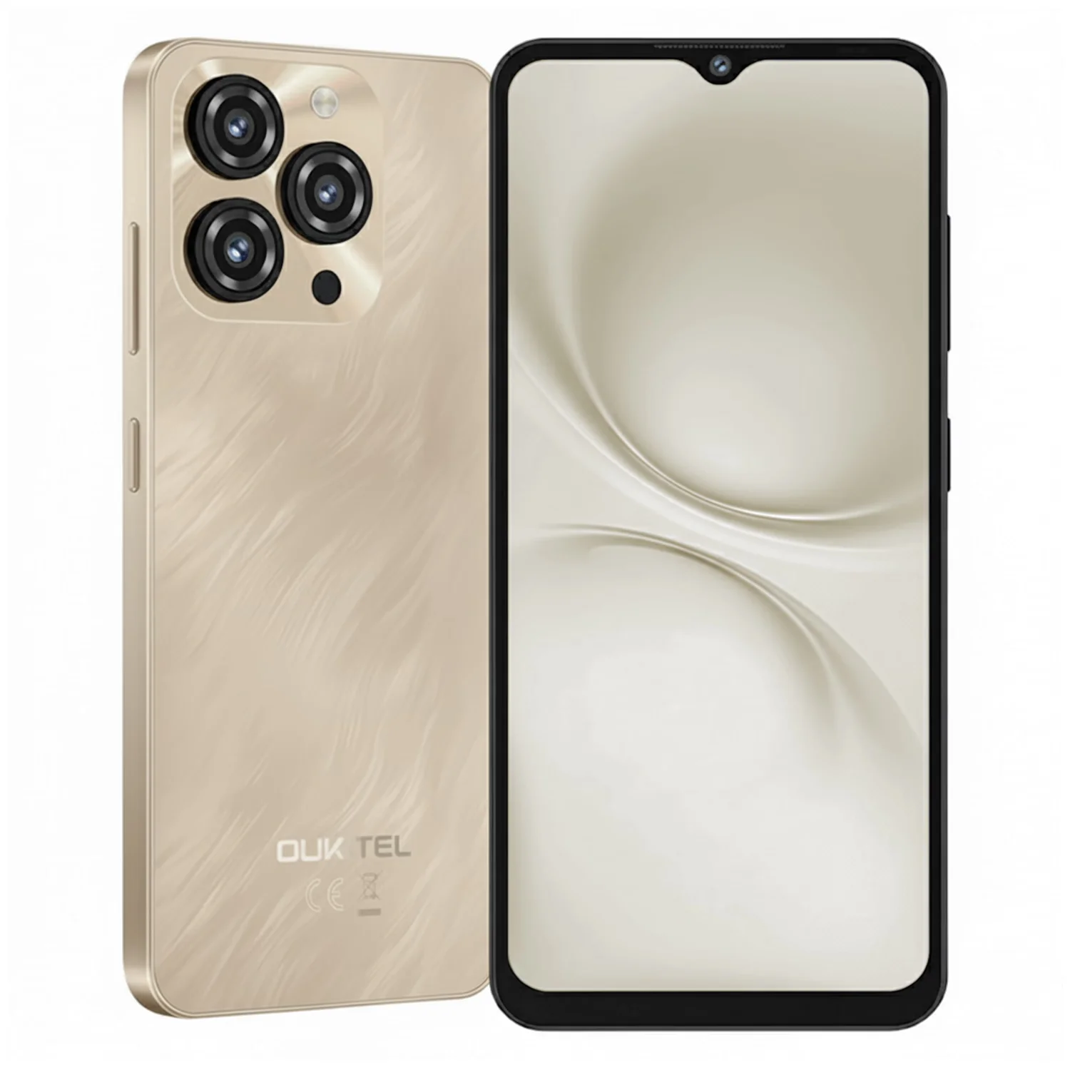 Smartphone Oukitel C3 256GB 4GB RAM Dual SIM Tela 6.52" - Dourado (1 Ano de Garantia)