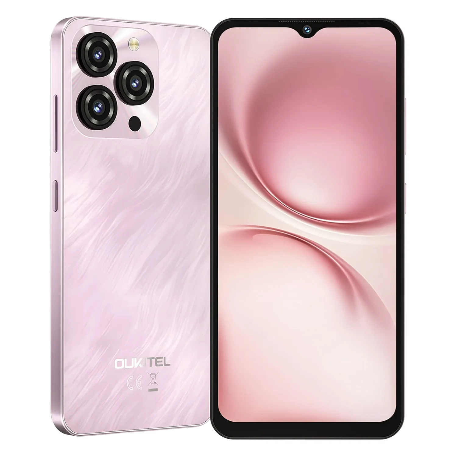 Smartphone Oukitel C3 256GB 4GB RAM Dual SIM Tela 6.52" - Rosa (1 Ano de Garantia)