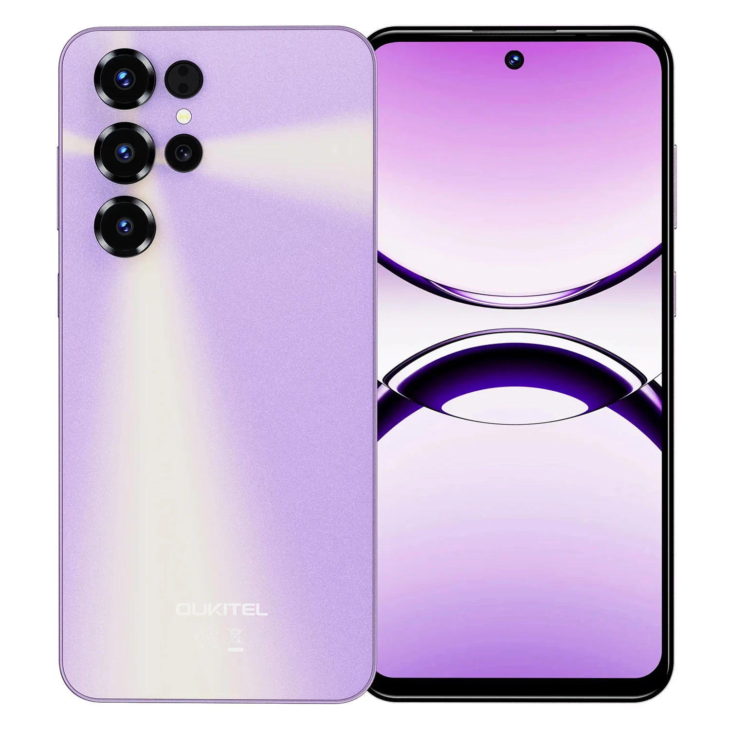 Smartphone Oukitel C68 256GB 8GB RAM Dual SIM Tela 6.72" - Roxo