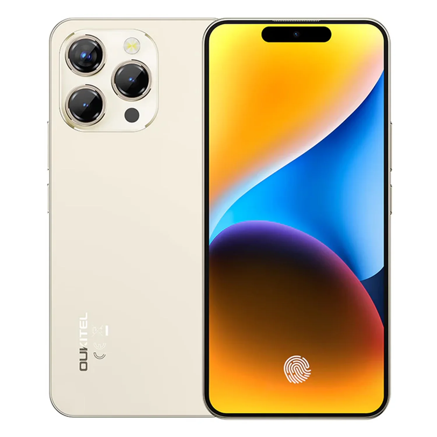 Smartphone Oukitel P1 256GB 8GB RAM Dual SIM Tela 6.7" - Dourado (1 Ano de Garantia)