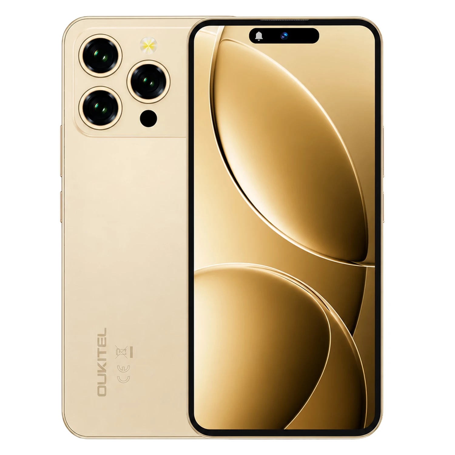 Smartphone Oukitel P1 Pro 256GB 4GB RAM Dual SIM Tela 6.7" - Dourado