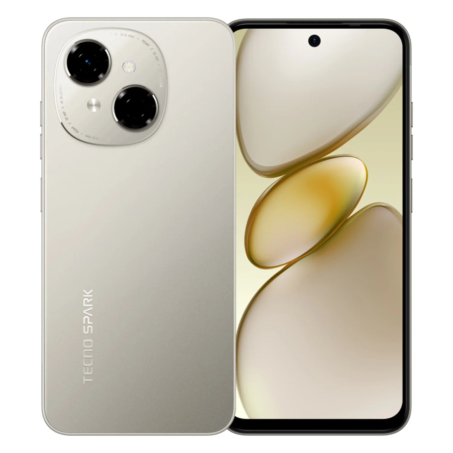 Smartphone Tecno Spark Go 1S KL4H 64GB 3GB RAM Dual SIM Tela 6.67" - Dourado