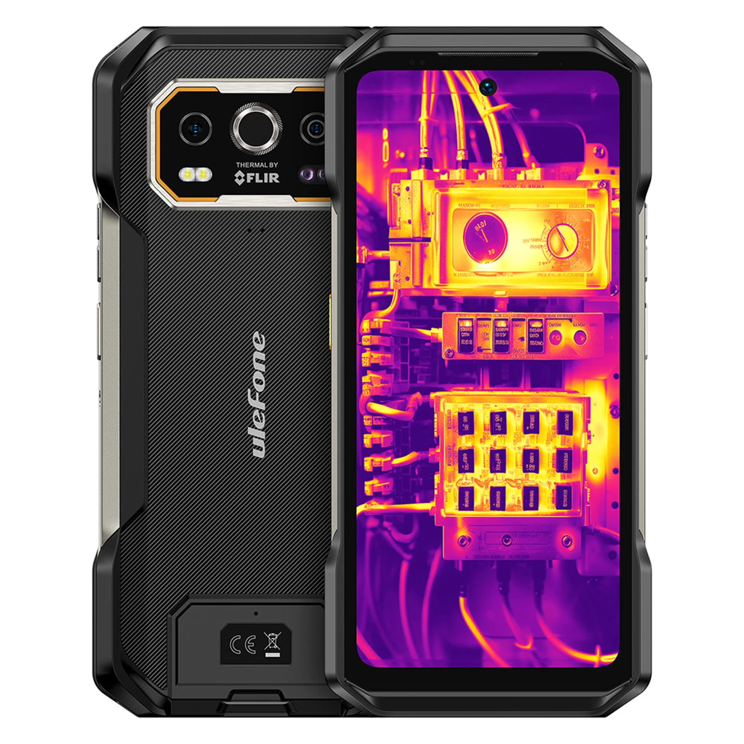 Smartphone Ulefone Armor 27T Plus 5G 256GB 12GB RAM Dual SIM NFC Tela 6.78" - Preto