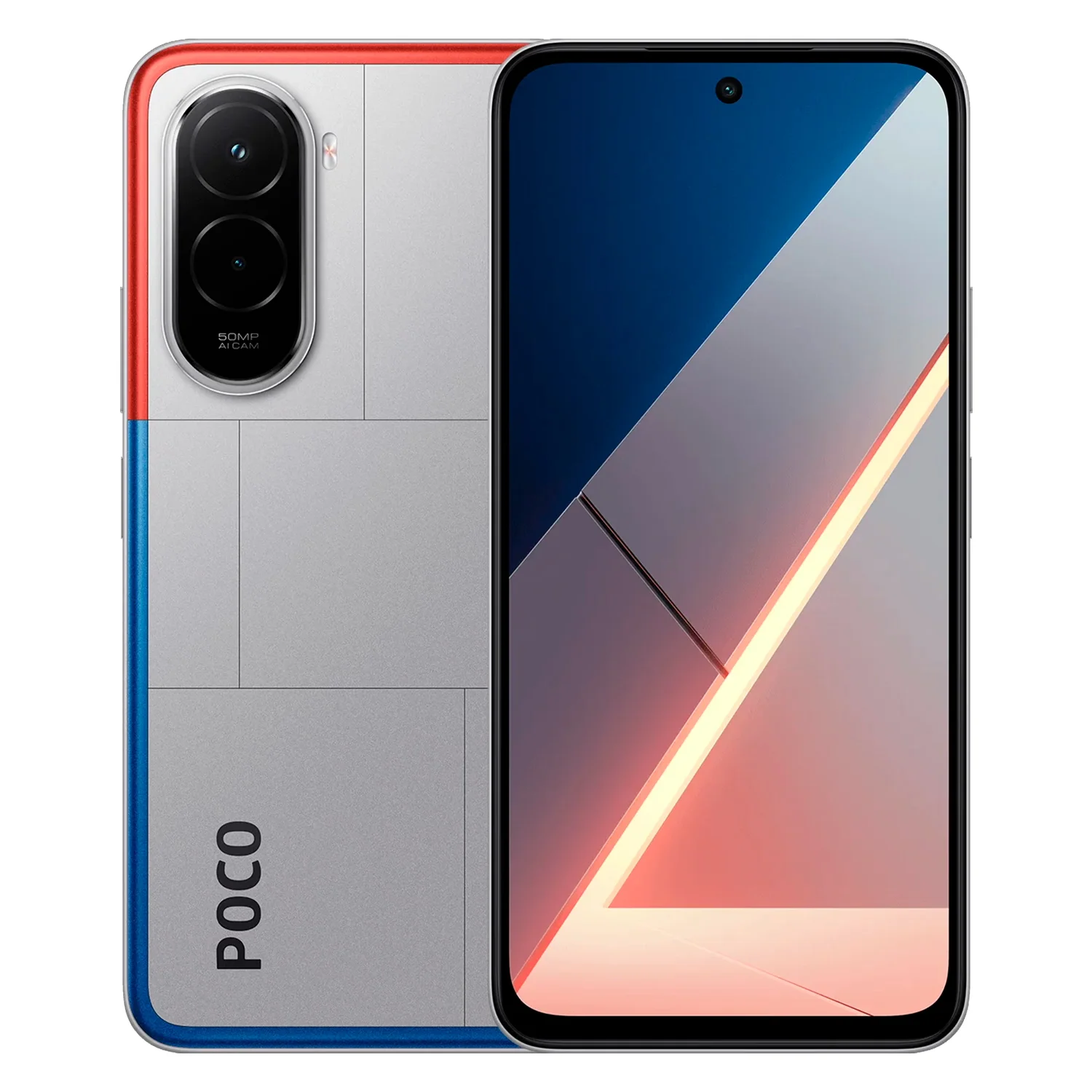 Smartphone Xiaomi Poco M7 4G Global 128GB 6GB RAM Dual SIM Tela 6.9" - Prata