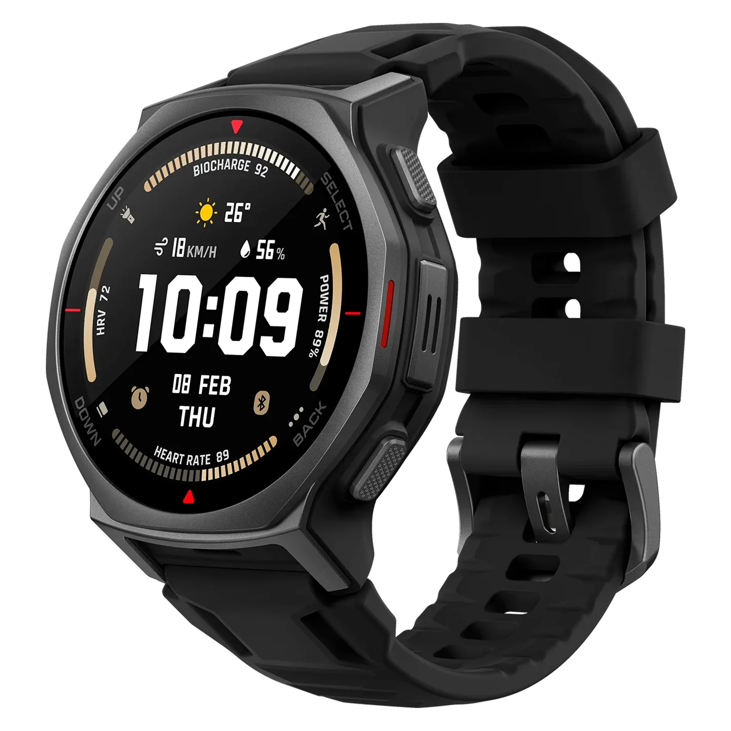 Smartwatch Amazfit T-Rex 3 Pro A2549 44mm - Preto