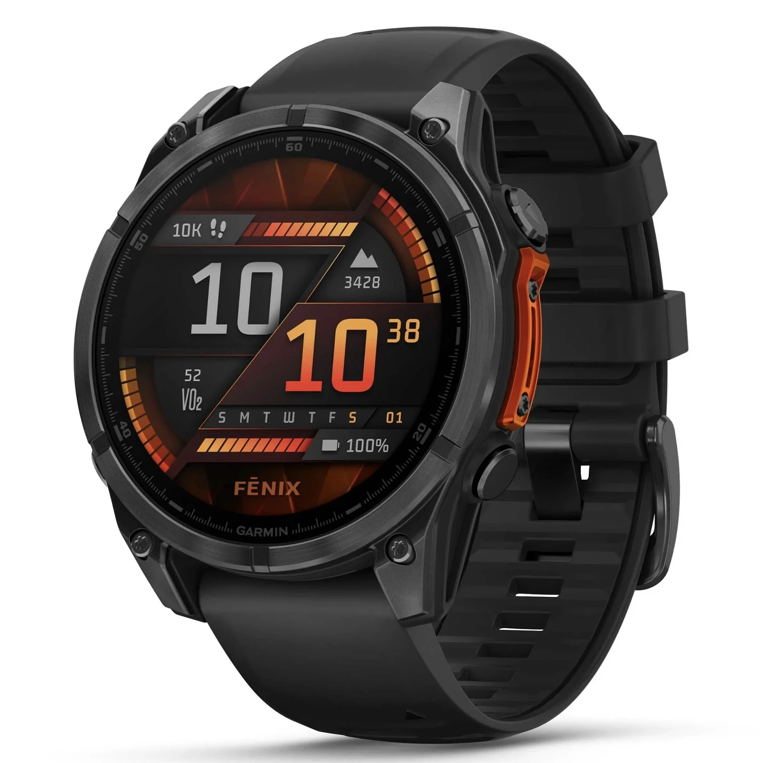 Smartwatch Garmin Fenix 8 Amoled 47mm 010-02904-00 - Cinza