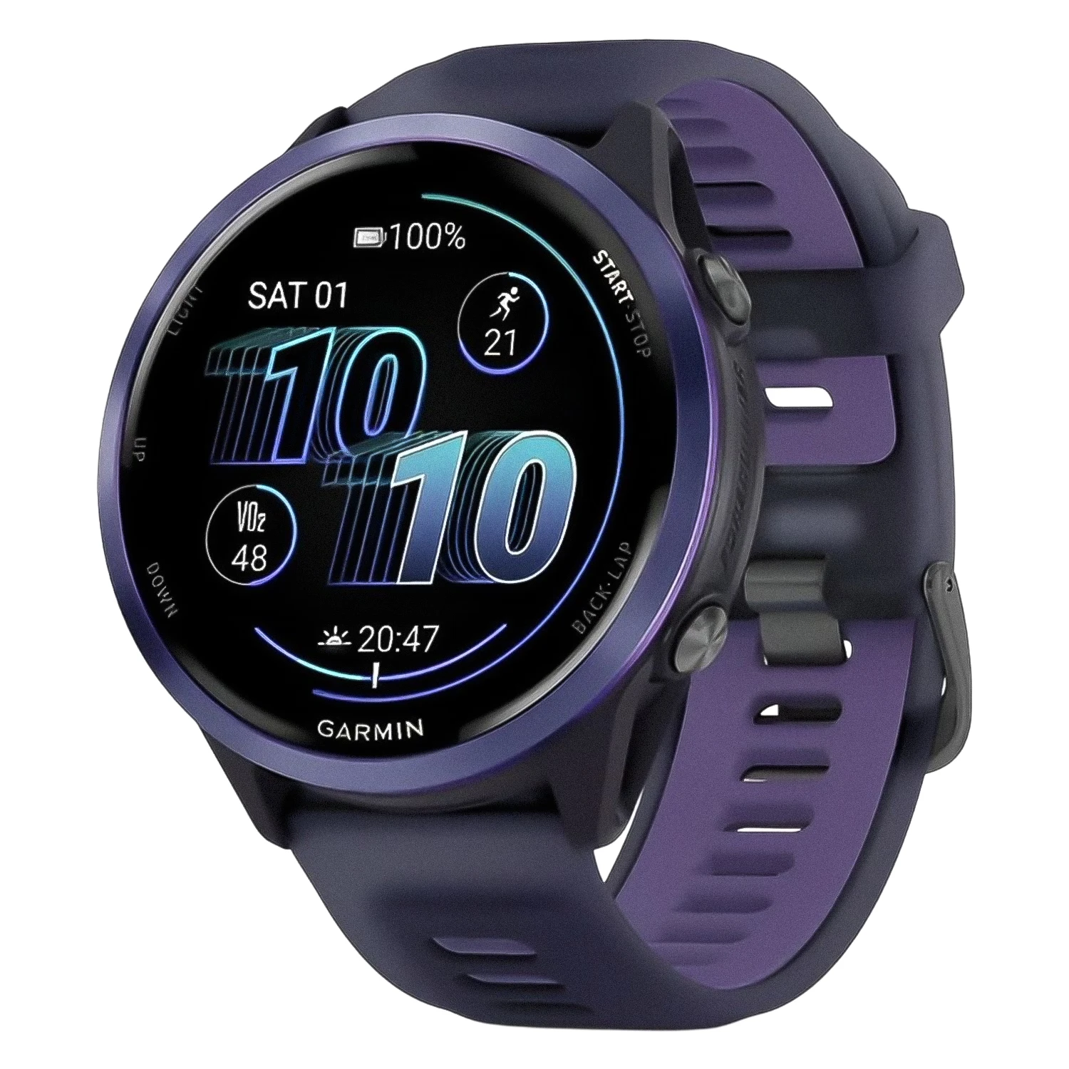Smartwatch Garmin Forerunner 570 010-02971-02 47mm - Roxo Índigo