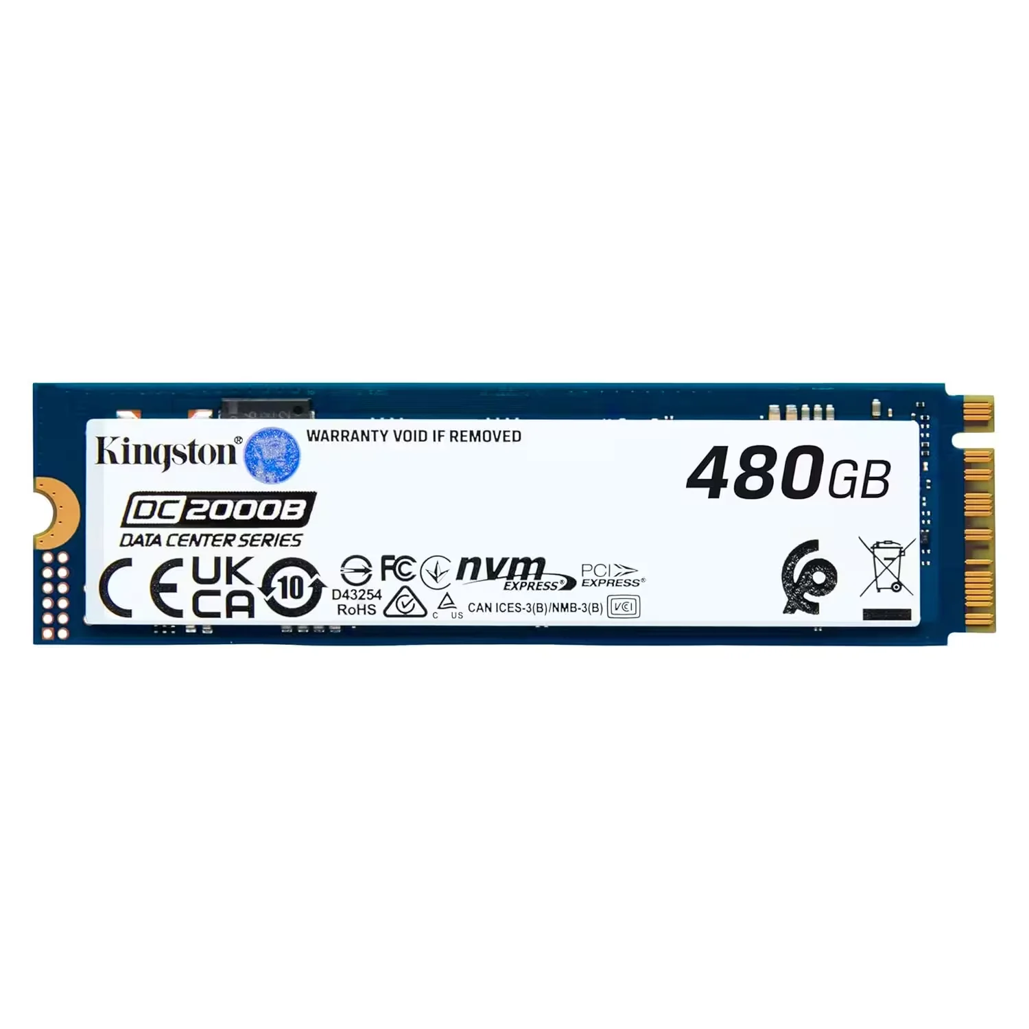 SSD M.2 Kingston 450GB NVMe PCIe Gen 3 - SEDC2000BM8/480G