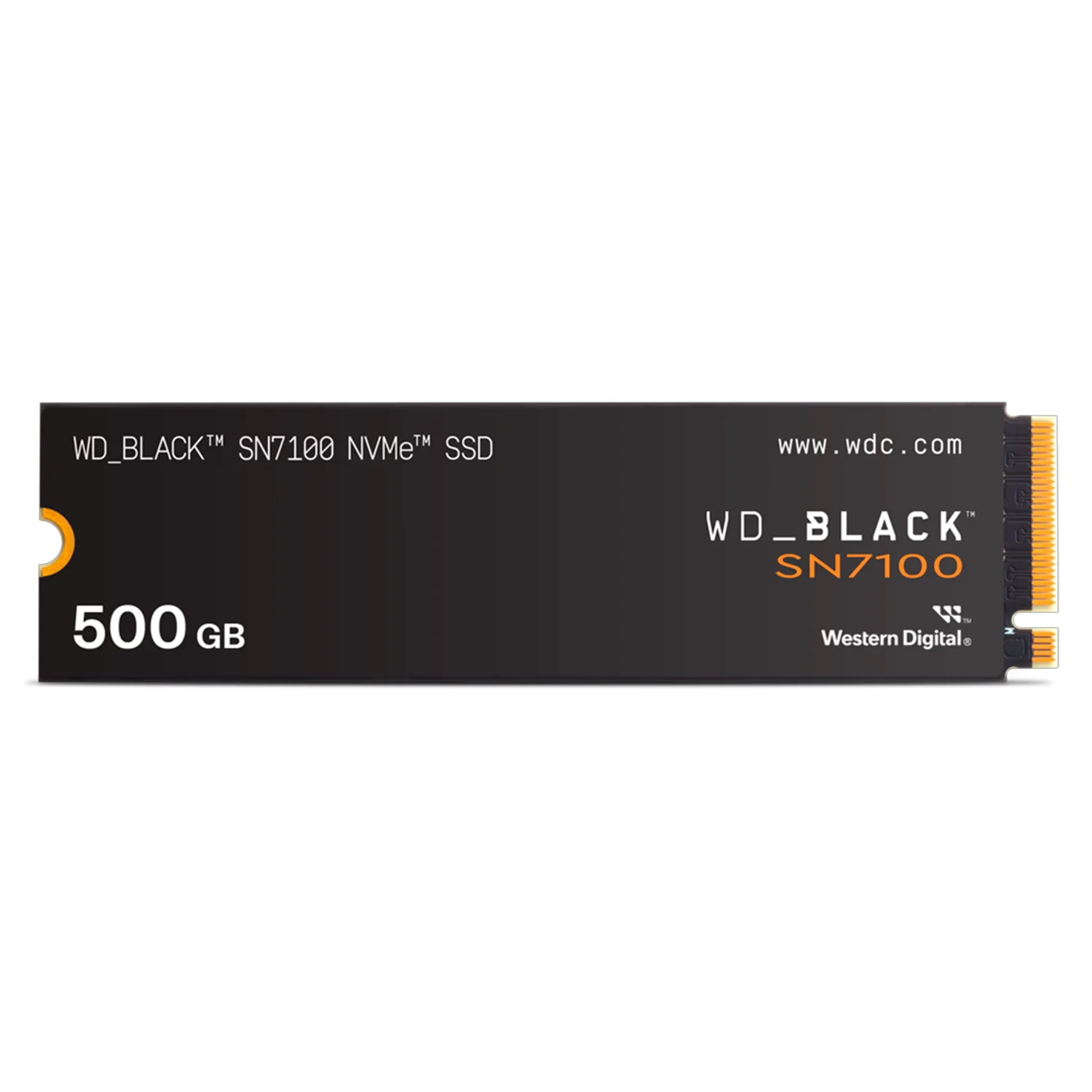 SSD M.2 Western Digital WD Black SN7100 500GB NVMe PCIe Gen4 - WDS500G4X0E