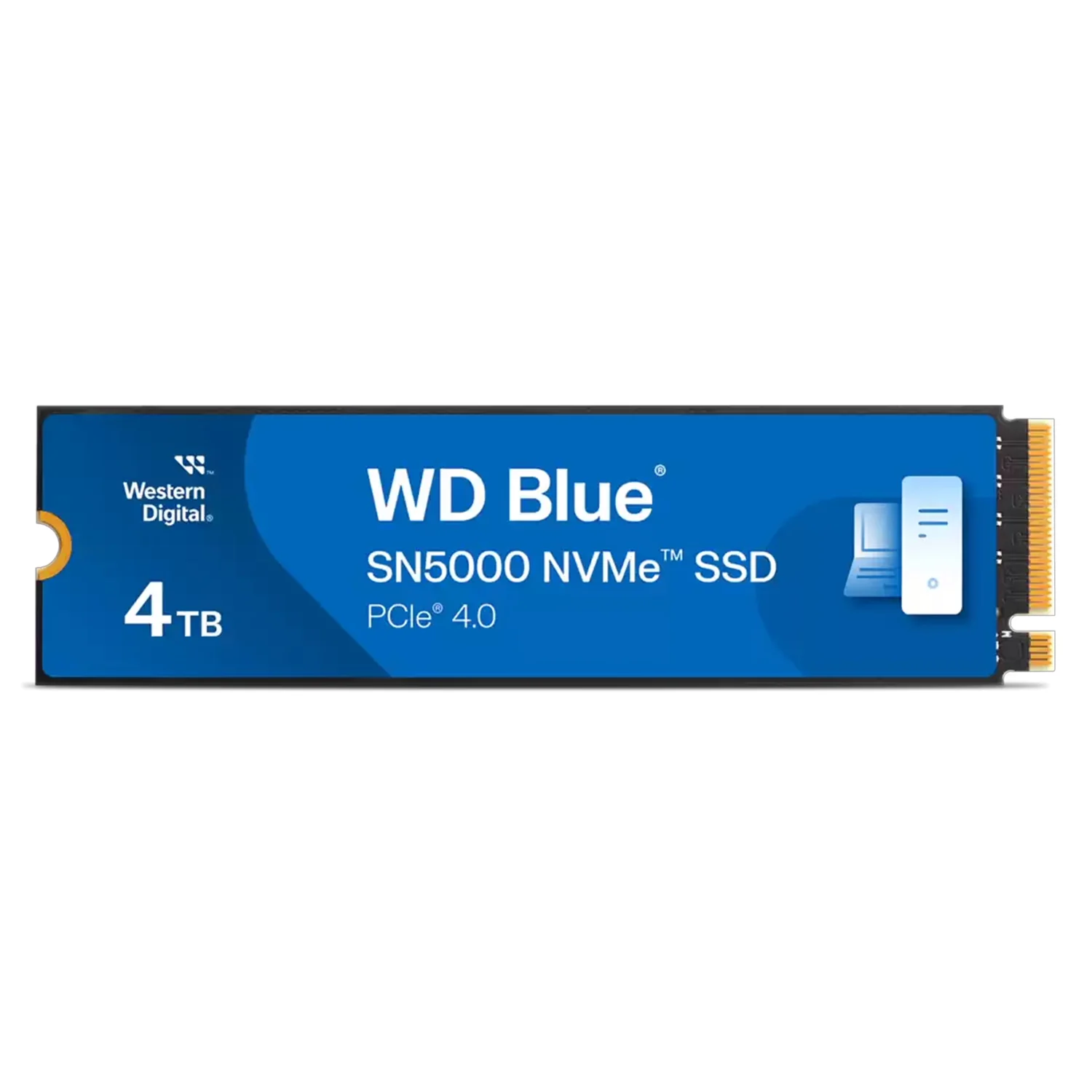 SSD M.2 Western Digital WD Blue SN5000 4TB NVMe PCIe 4.0 - WDS400T4B0E