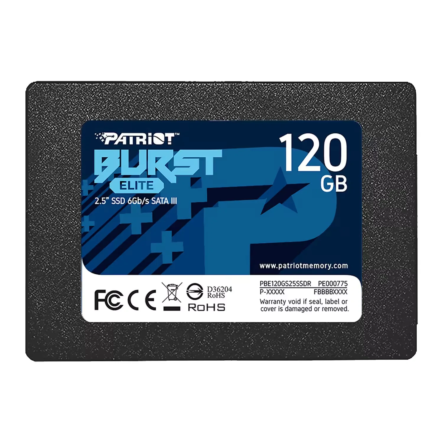 SSD Patriot Burst Elite 120GB 2.5" SATA 3 - PBE120GS25SSDR