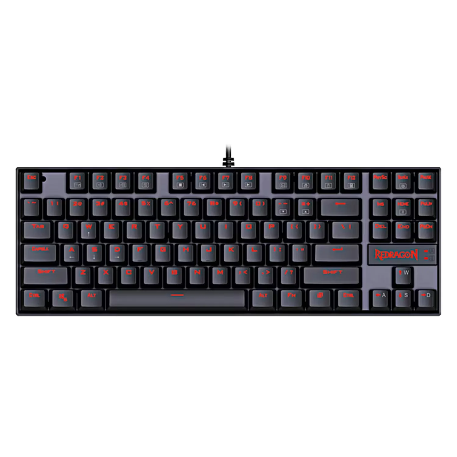 Teclado Gamer Redragon Kumara K552-2-SP LED USB - Preto