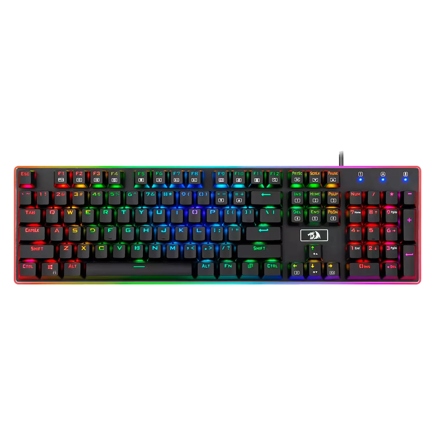 Teclado Gamer Redragon Ratri K595RGB Switch Black - Preto