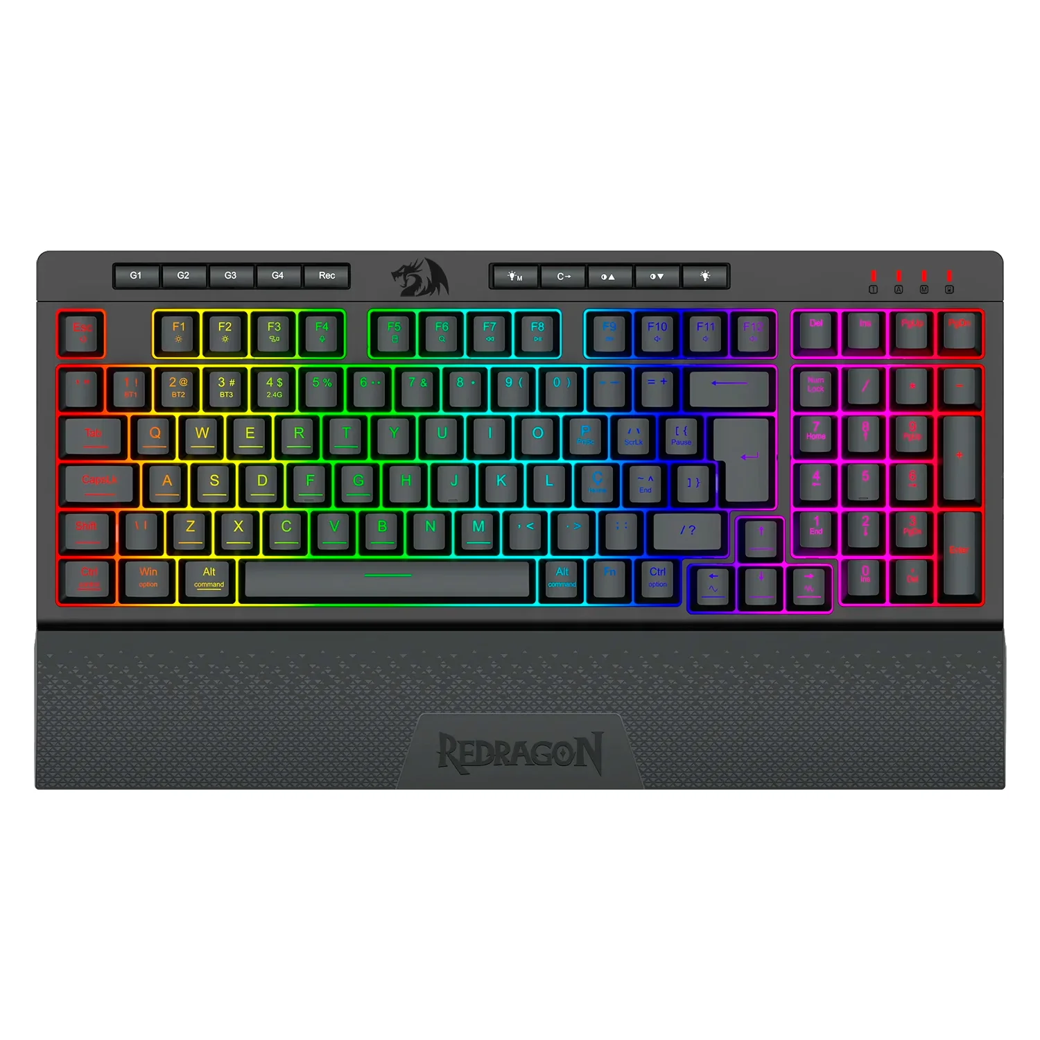 Teclado Gamer Redragon Shiva 98 K515RGB USB - Preto