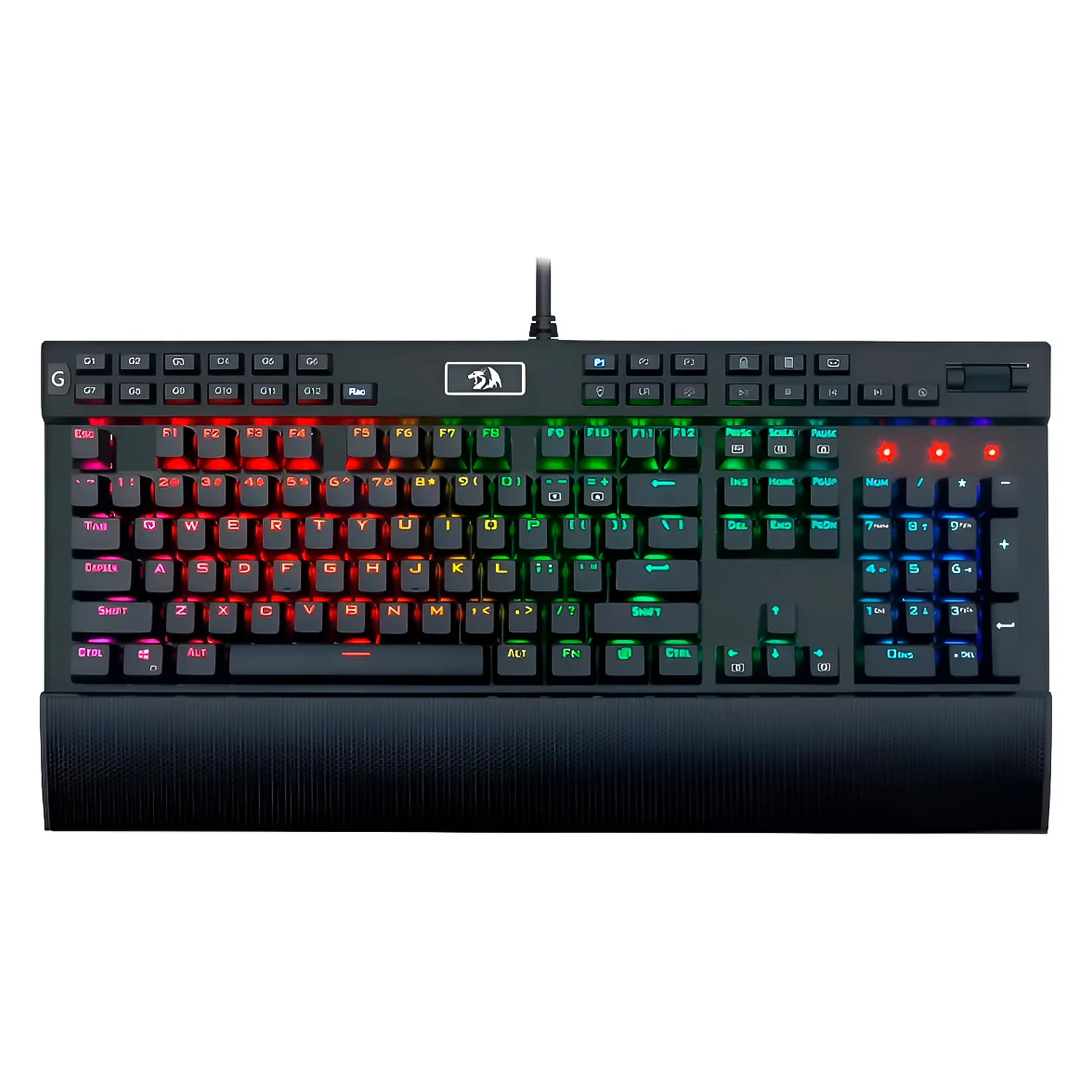 Teclado Gamer Redragon Yama K550-1 RGB Switch Purple USB - Preto