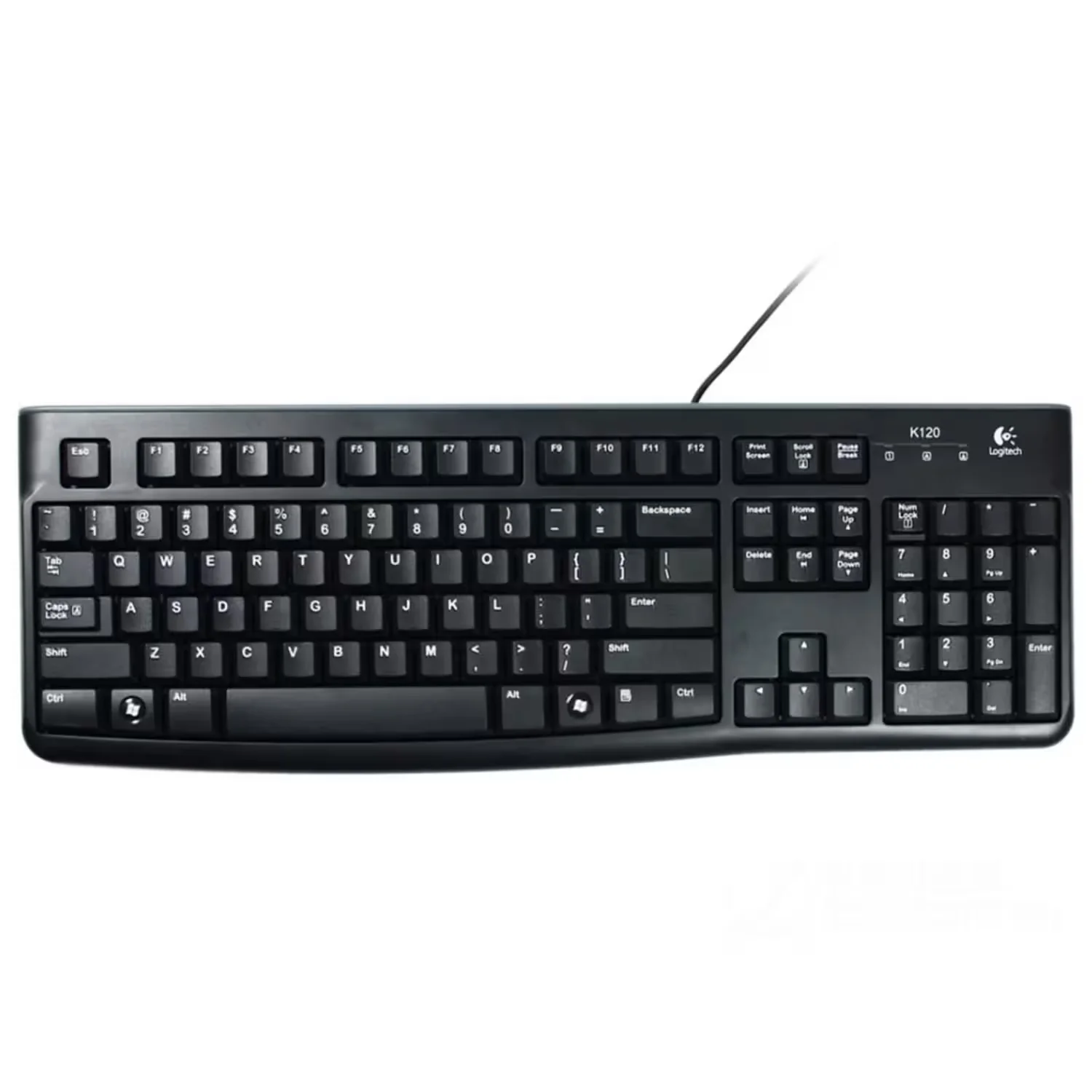 Teclado Logitech K120 com Fio - Preto 920-004422