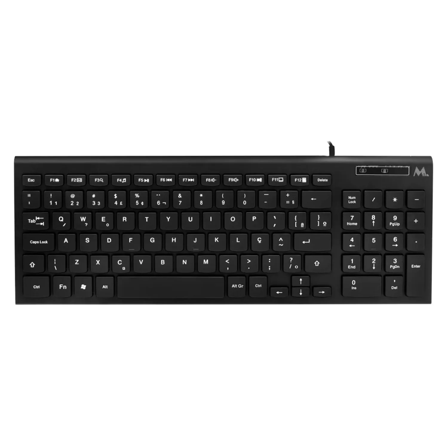 Teclado Mtek KB-8501C USB Português - Preto