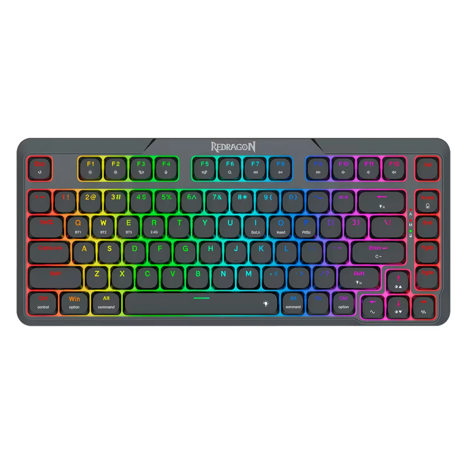 Teclado Redragon K706 Pro RGB Aether - Preto