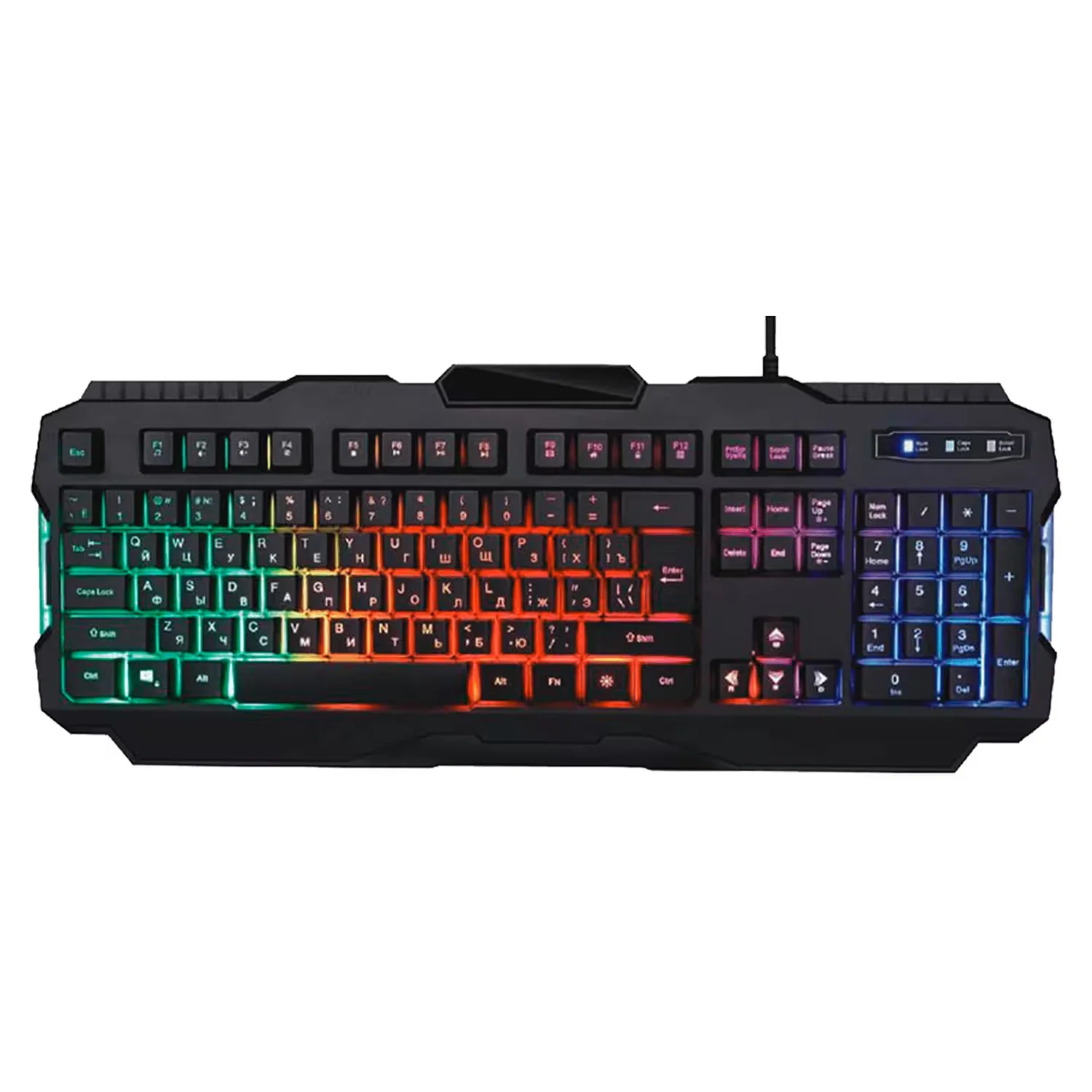 Teclado Satellite AK-837 USB com Fio - Preto