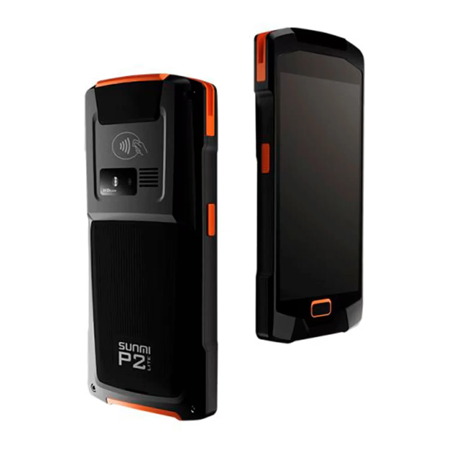 Terminal de Vendas POS Portátil Sunmi P2 Lite T6800 Bluetooth Scanner Impressora - Preto