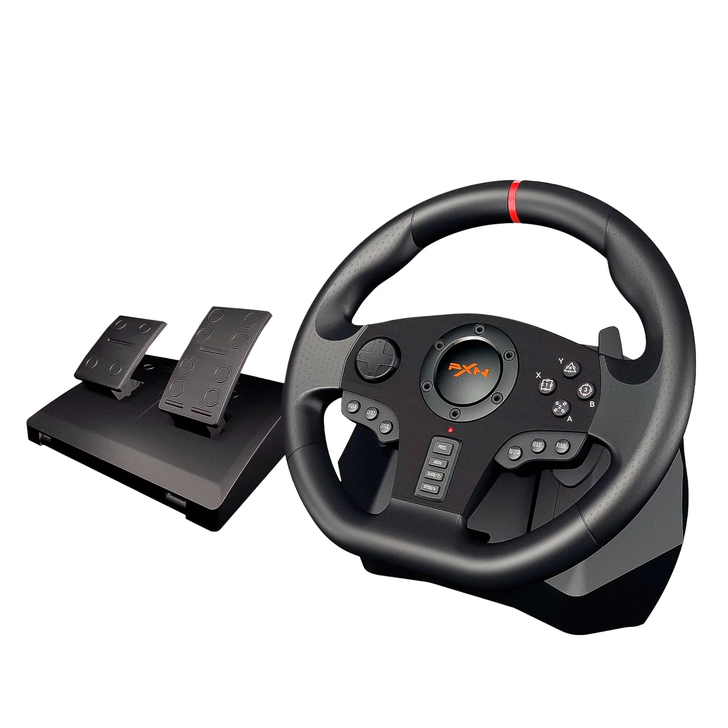 Volante e Pedal V900 para PC / PS3 / PS4 / Xbox One / Xbox Series / Switch - Preto