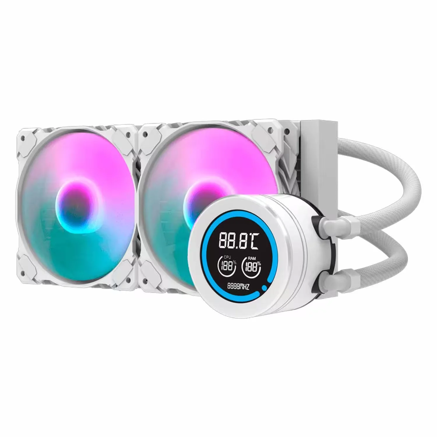 Water Cooler para Processador darkFlash Nebula DN240D RGB - Branco