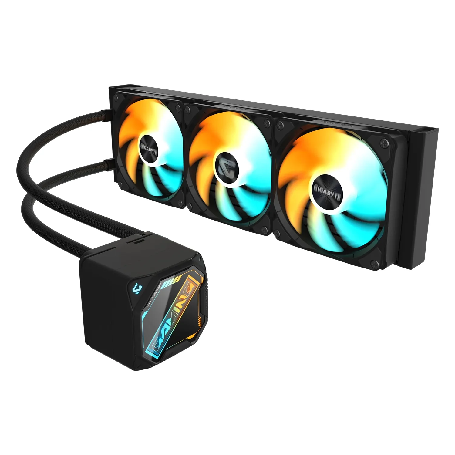Water Cooler para Processador Gigabyte Gaming 360 ARGB - Preto (3 Fans)